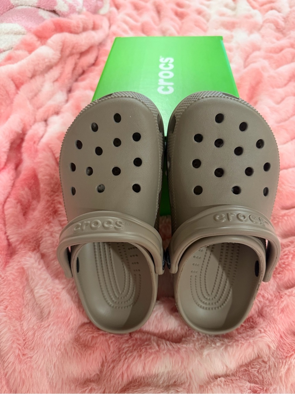 Crocs Women’s Classic Clogs in Taupe